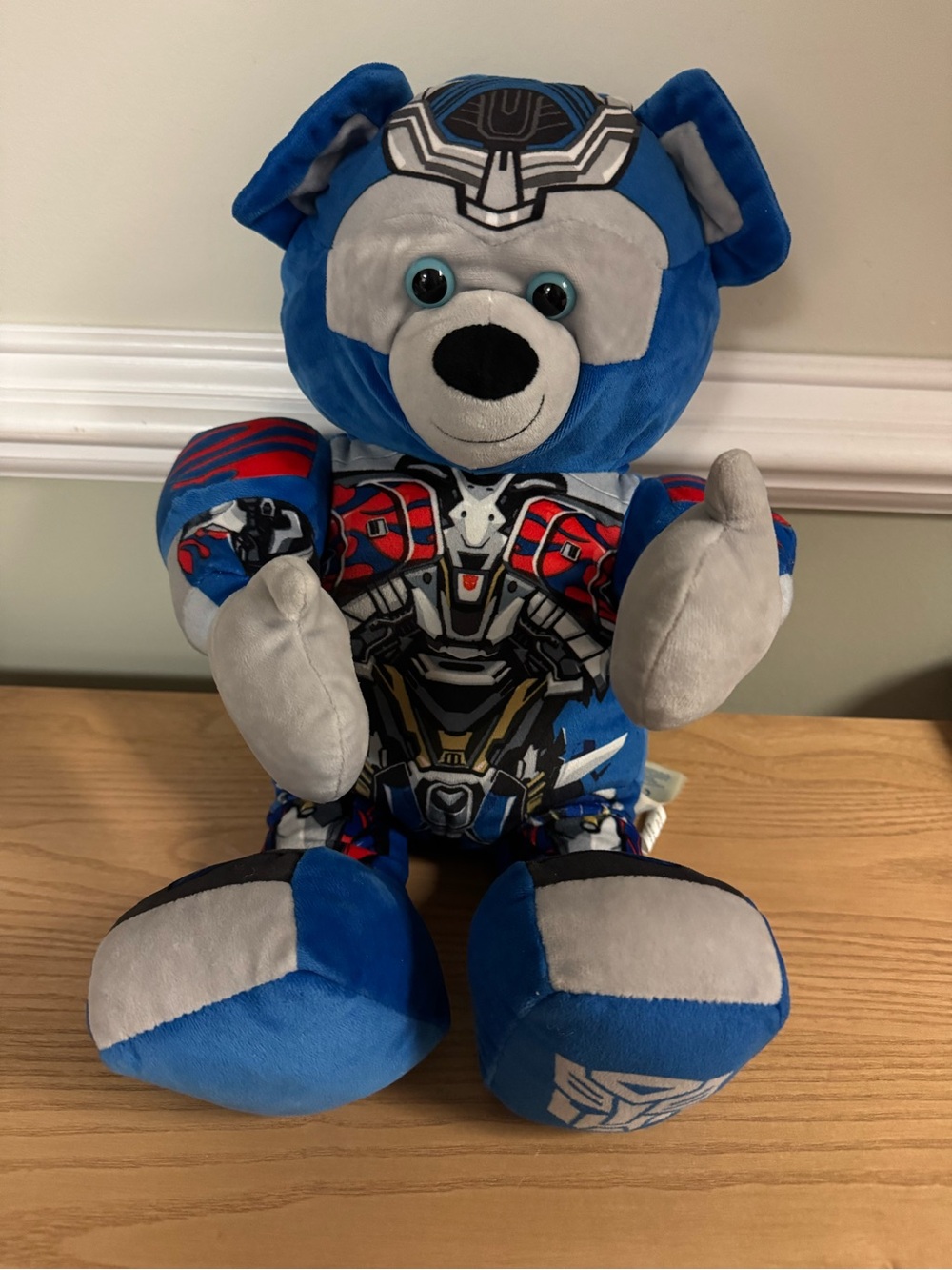 Build-A-Bear Transformers Optimus Prime Plush Bear Limited Edition 16”-18”